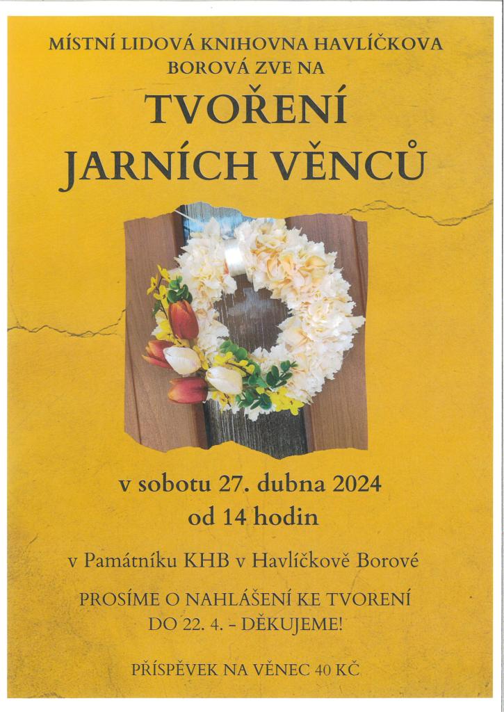 Tvoření jarních věnců