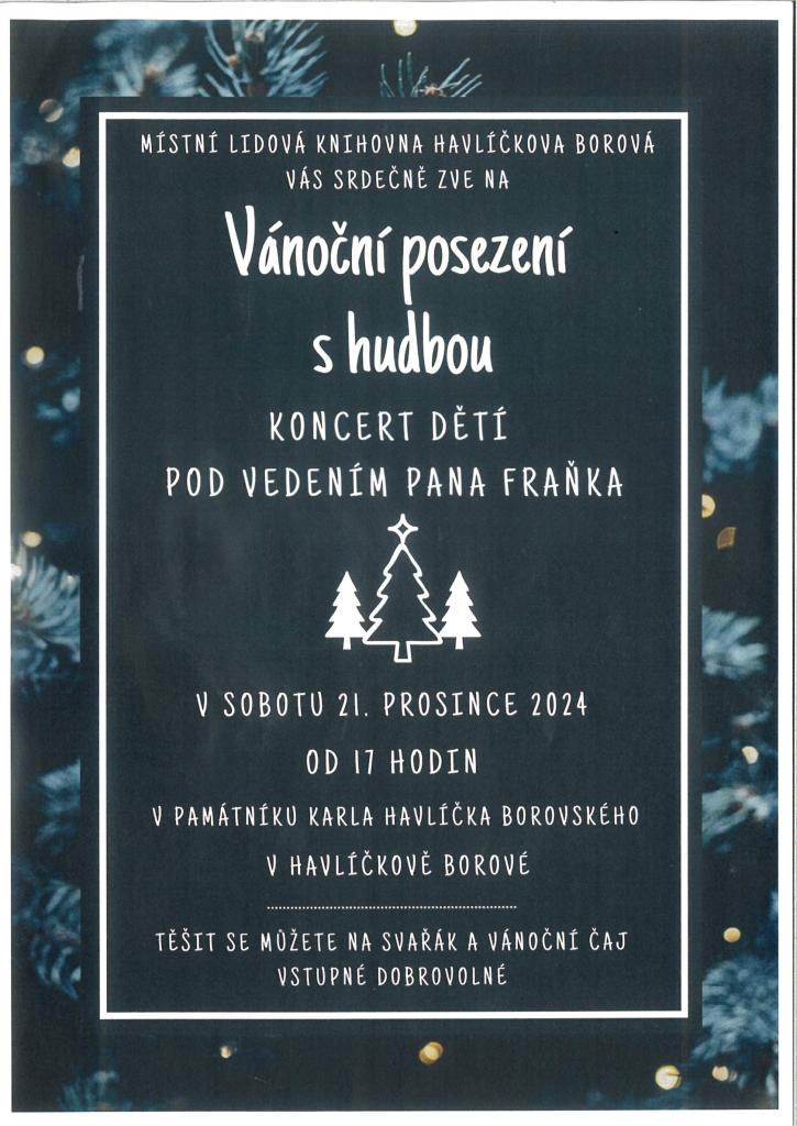 Vánoční posezení s hudbou