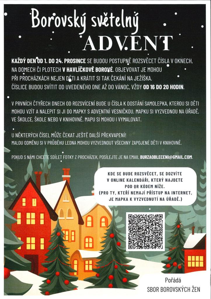 Borovský světelný ADVENT