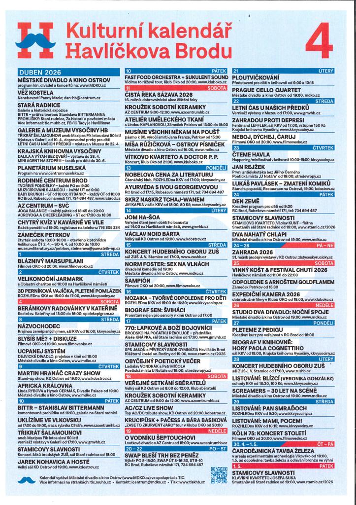 Kulturní kalendář