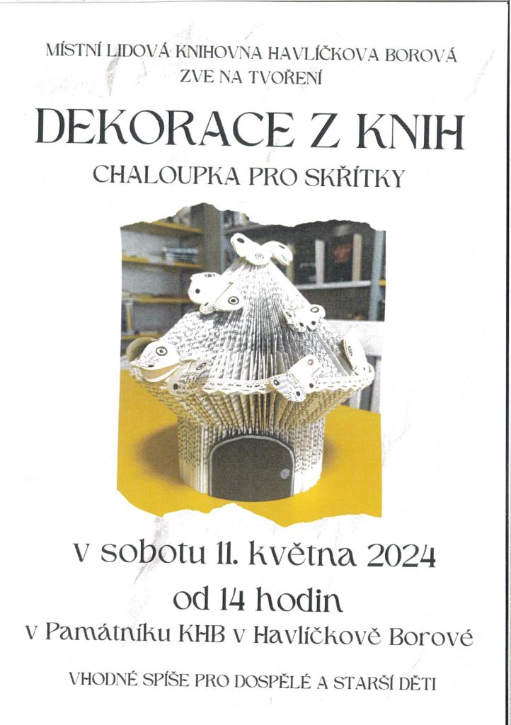 Dekorace z knih