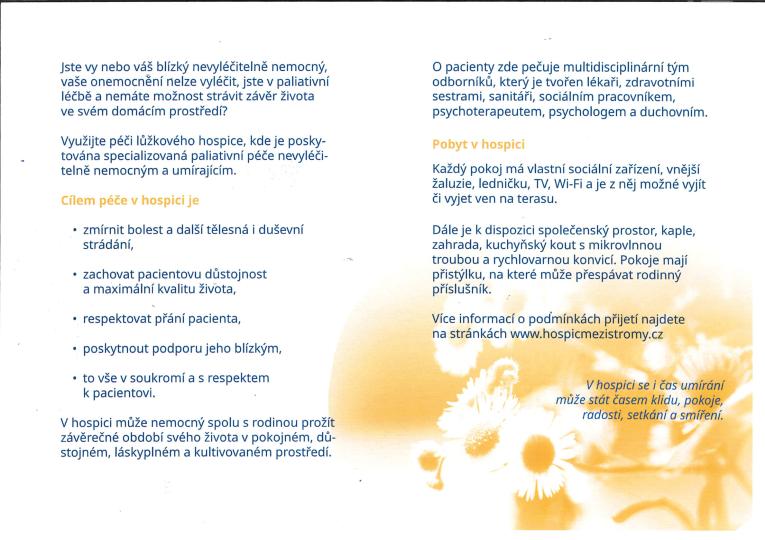lLůžkový hospic