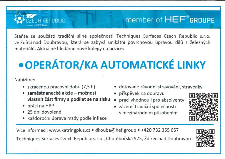 Nabídka zaměstnání