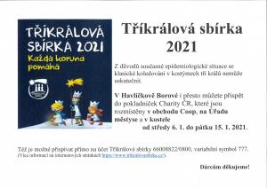 Tříkrálová sbírka 2021.