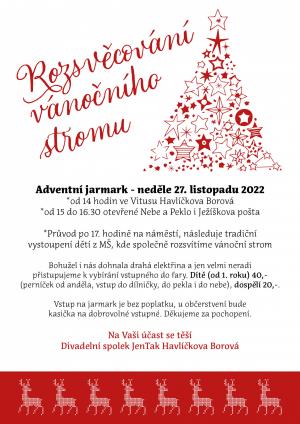 rozsvěcování vánočního stromu 2022
