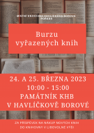 Burza vyřazených knih 24. a 25. března 2023: 10:00 -15:00 hodin 1