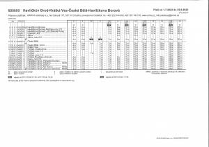 600000 H. Brod-Krátká Ves-Česká Bělá-H.Borová