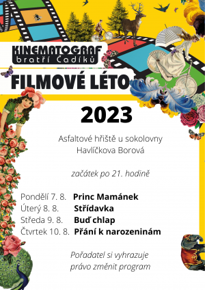 Letní kino Havlíčkova Borová 2023