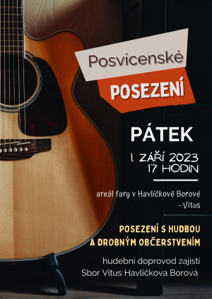 Posvícenské posezení - 1. září od 17. hodin 1