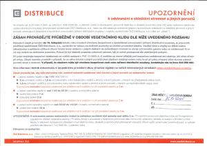 Upozornění k odstranění a okleštění stromoví a jiných porostů