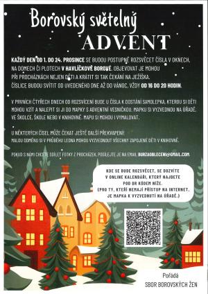 Borovský světelný ADVENT